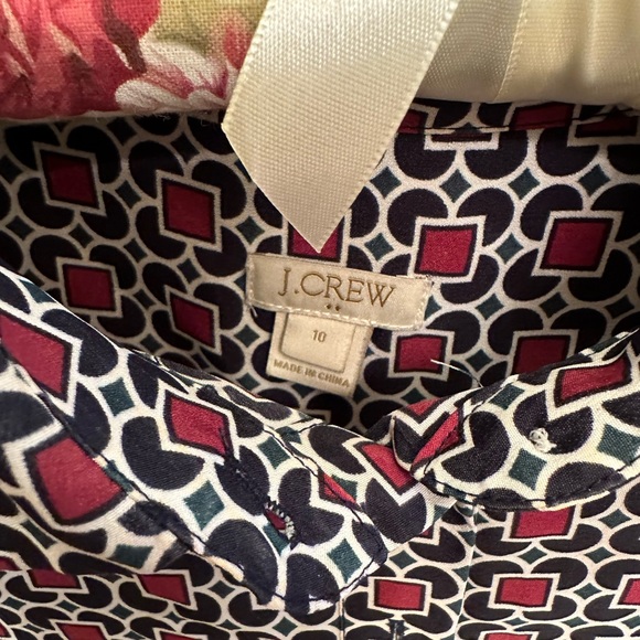 J Crew shirt dress. Size 10. Short sleeves. - Picture 3 of 4